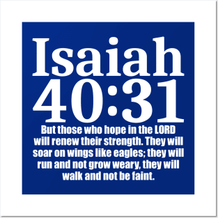 Isaiah 40:31 Posters and Art